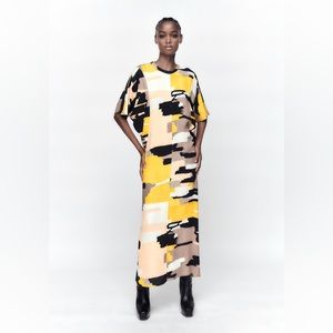 Zara printed limited edition dress